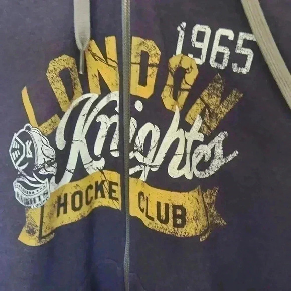 Women's London Knight's Zip Up Hoodie Size Large - Picture 3 of 8